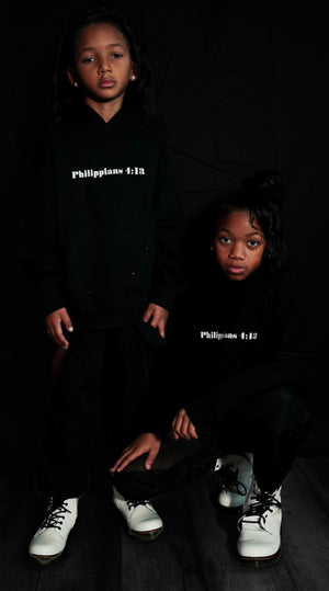 Children Philipians 4:13 Hoodie