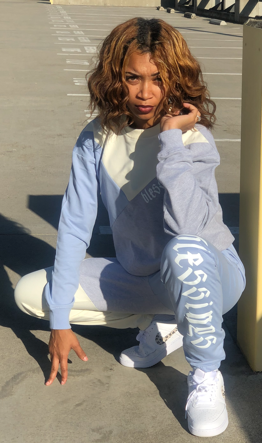 Baby blue&Cream Blessings Set